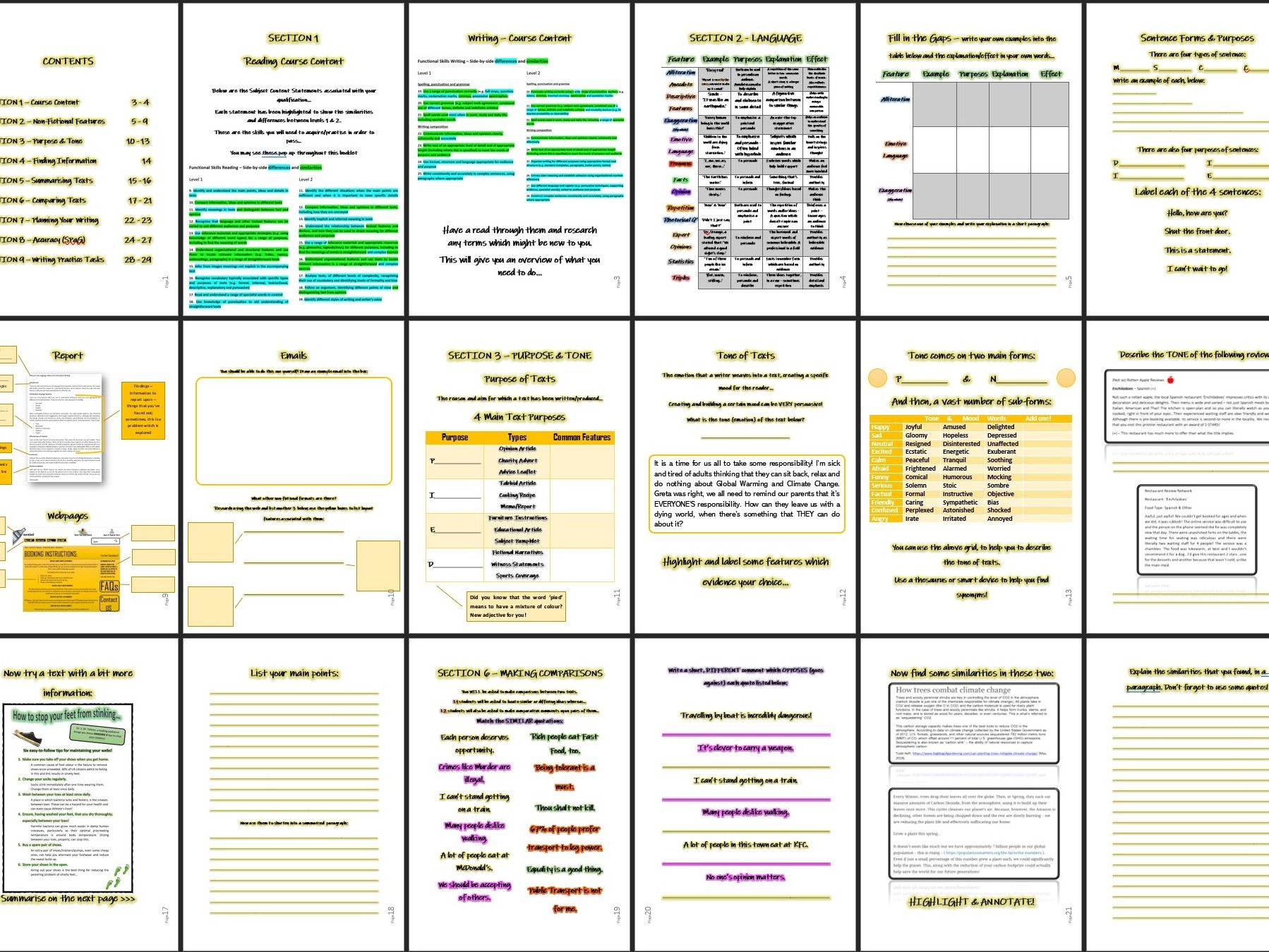 New Functional Skills English - Crash Course + Assessment & Revision