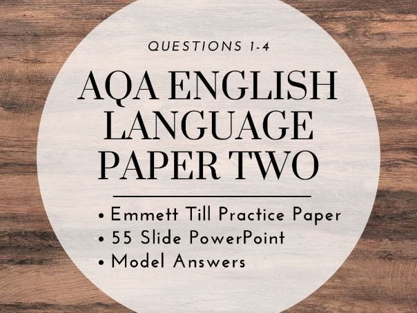 English Language Paper Two Section A