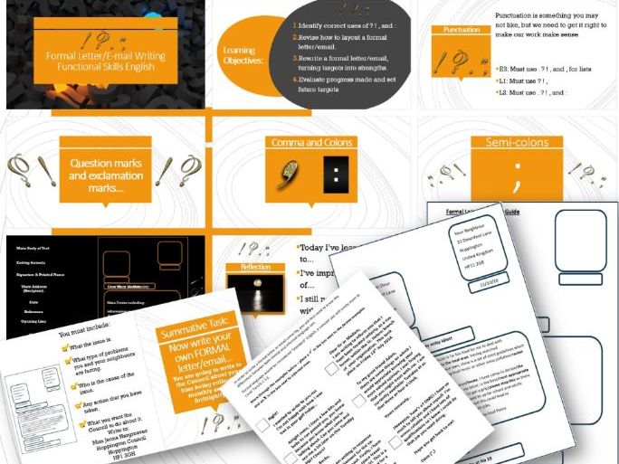 New Functional English - Writing Emails Letters & Punctuation