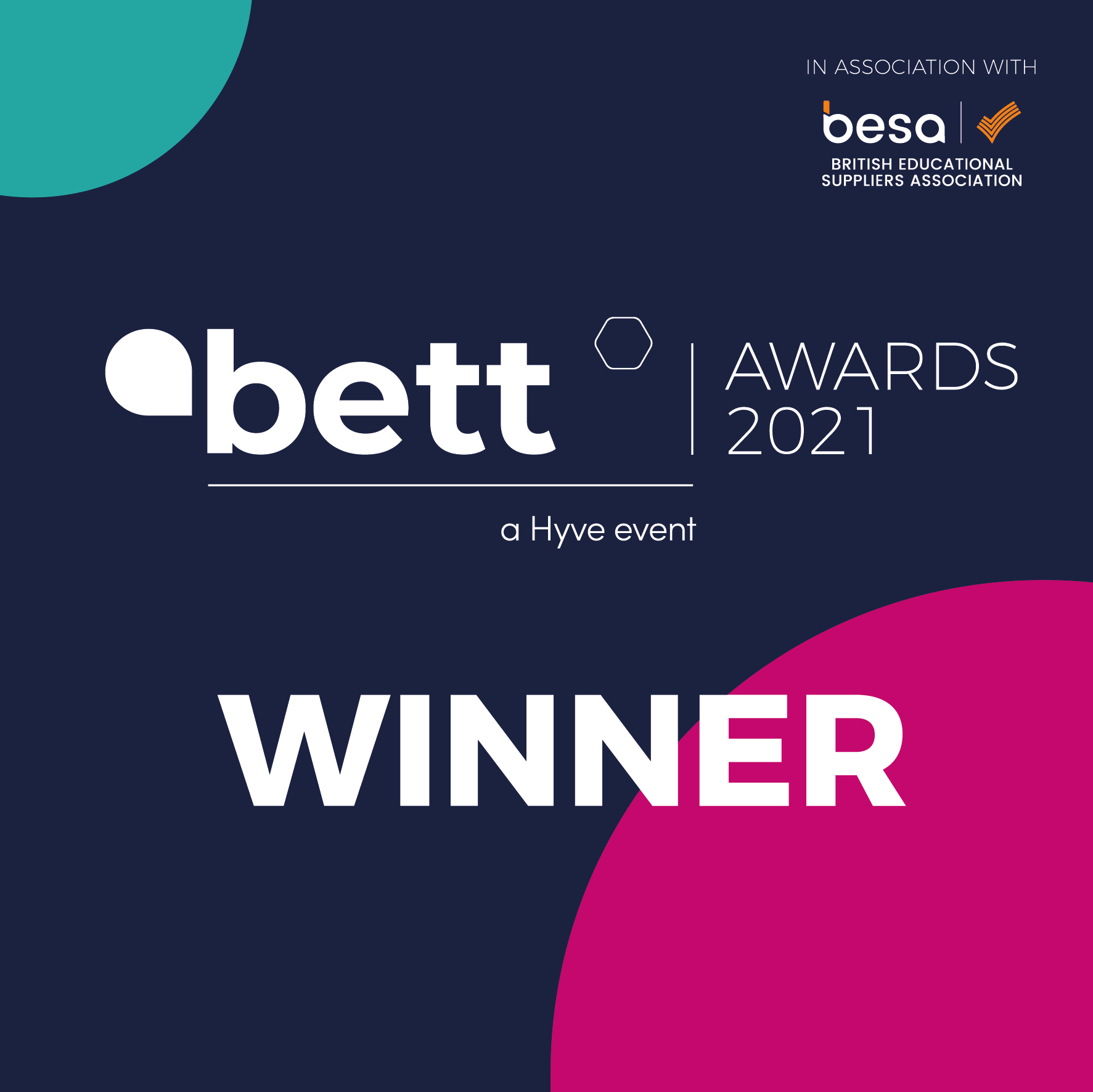 bett awards winner 2021