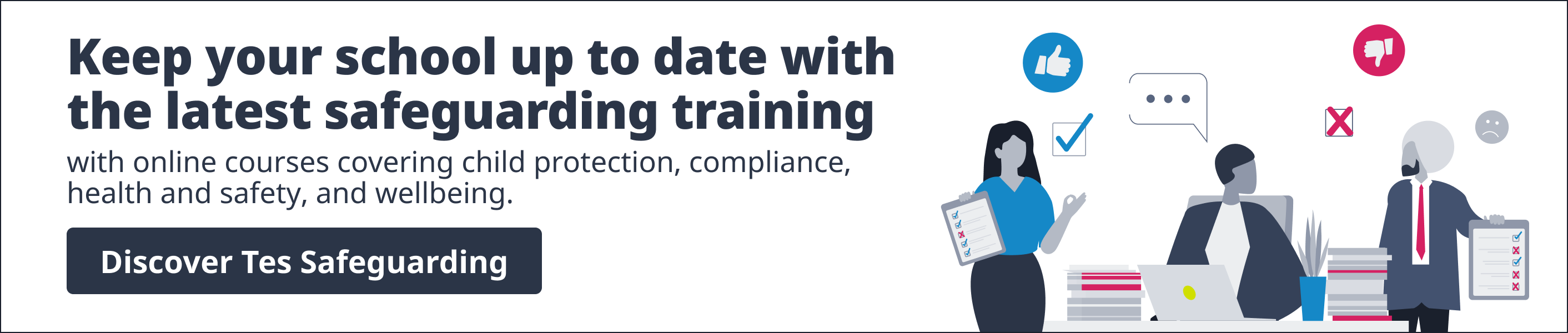 Tes Safeguarding banner