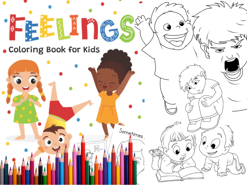 Feelings & Emotions Coloring Pages – Printable Social-Emotional Learning for Kids