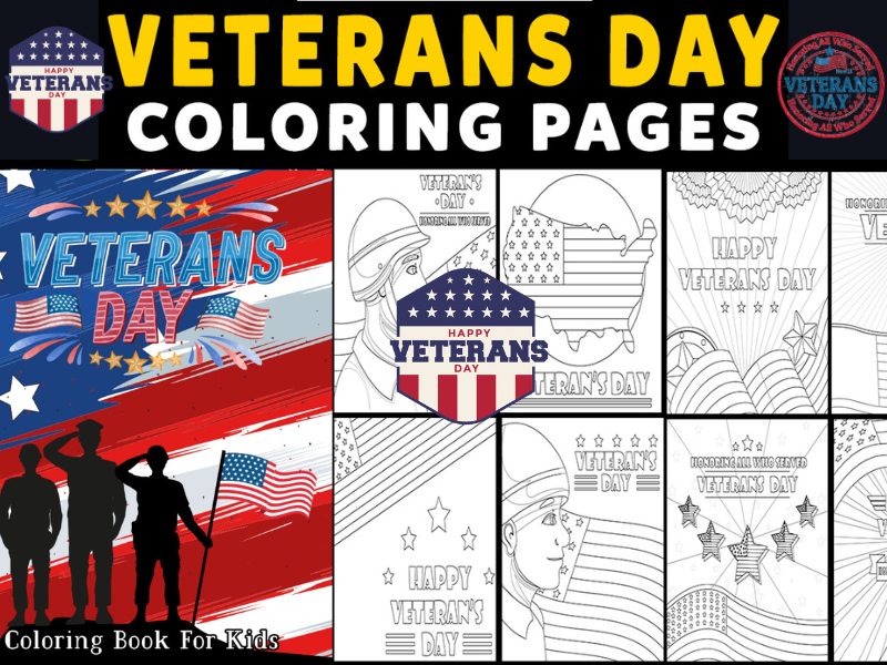 Veterans Day Coloring Pages – Printable Patriotic Activities for Kids