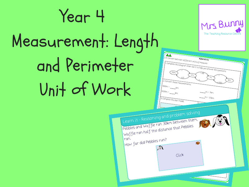 Year 4 Measurement: Length and Perimeter Unit Pack